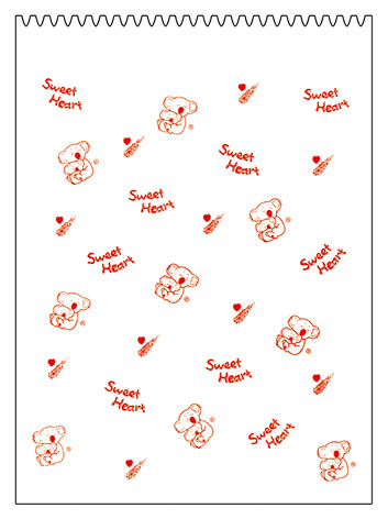 博崴 N154 32K桃心書袋(905小小) -100個入 / 包