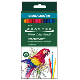【雄獅】WTP-24A 水性彩色鉛筆 24色/組