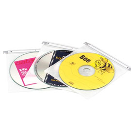 【雙鶖】【請先來電洽詢】CD-5008 2片裝懸掛式CD內頁保存袋20入/包
