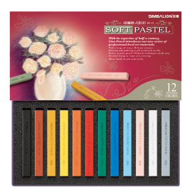 【雄獅】SP-12 軟式粉彩 12色/組