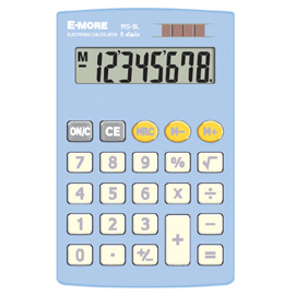 {振昌文具}E-MORE 國家考試計算機 MS-8L /台  (顏色隨機出貨)