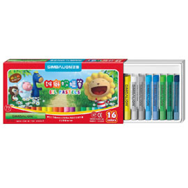 促銷 【雄獅】OP-16A 粉蠟筆16色/組