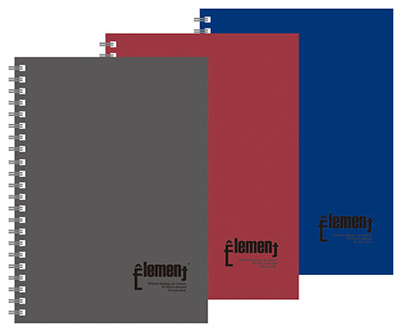 博崴 AD6023 25K←空白PP活頁筆記(A5)3色(154*212) -4本入 / 包
