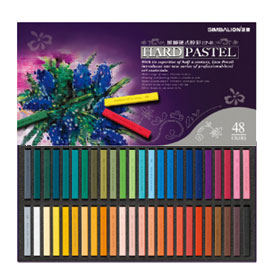 缺貨中 【雄獅】HP-48 硬式粉彩 48色/組