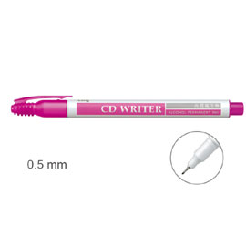 【雄獅】CD25 萬用光碟筆 0.5mm 粉紅色/支