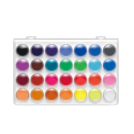 【雄獅】WCC-28 粉餅水彩 28色/組