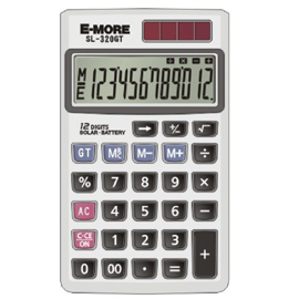 {振昌文具}E-MORE 國家考試計算機 SL-320GT /台 銀色