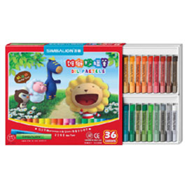 【雄獅】OP-36A 粉蠟筆36色/組