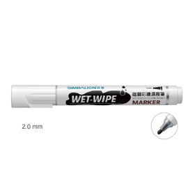 【雄獅】WWP-2 彩繪濕擦筆 2.0mm 白色/支