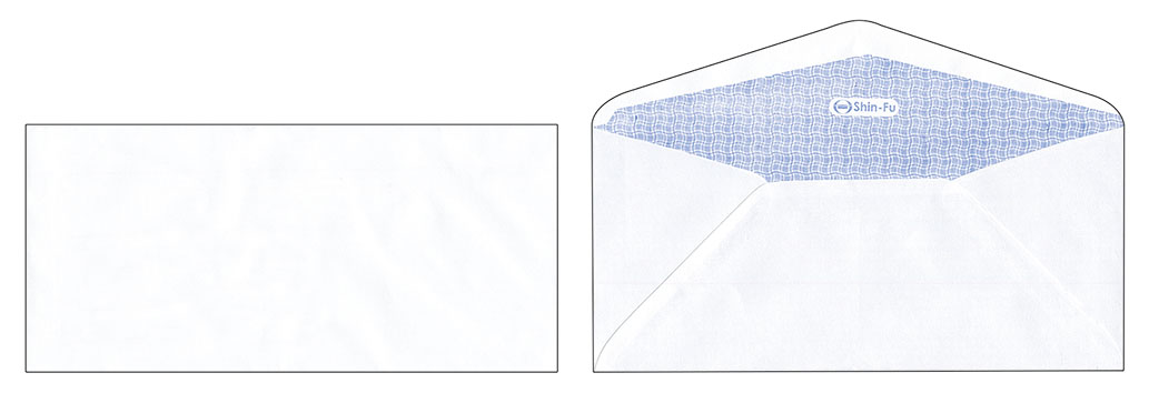 博崴 5016 西信封(白／大)背面底紋設計 -25束入 / 包
