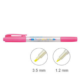 【雄獅】FM-680 雙頭螢光筆 桃紅色 /支