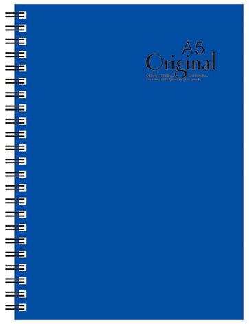 博崴 AD3107 25K原色膠圈筆記-藍(150*210) -3本入 / 包