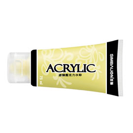 【雄獅】NAC-75 透明壓克力水彩全系列-75ml 檸檬黃/瓶