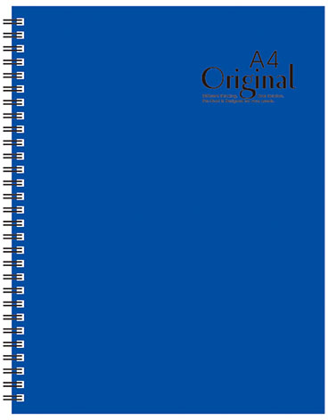 博崴 AD3101 13K原色膠圈筆記-藍(213*278) -3本入 / 包