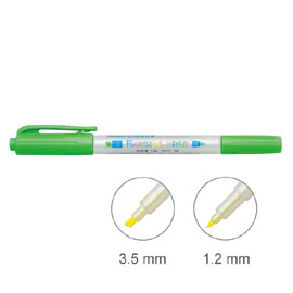 【雄獅】FM-680 雙頭螢光筆 綠色 /支