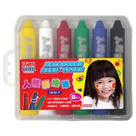 {振昌文具}成功 SUCCESS 1310-7 人體彩繪筆(6入) / 包