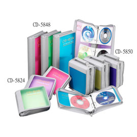 【雙鶖】【請先來電洽詢】CD-5824 冰彩24片活頁式CD拉鍊包/個 