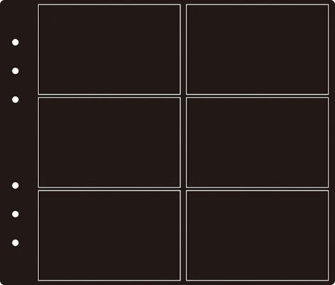 博崴 AO1508 6孔6格名片內頁補充包 -6包入 / 袋