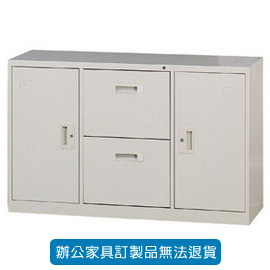 卷宗櫃 隔間櫃系列 A-4202D 二抽二門 4尺隔間櫃