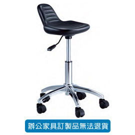 吧台椅系列 PU-033W 黑色 (活動輪)