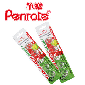 {振昌文具}【筆樂PENROTE】KC9064 20mm透明強力磁鐵  16卡/盒