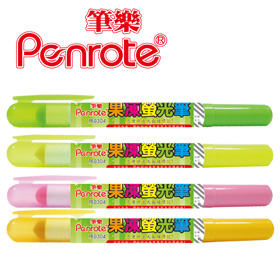 {振昌文具}【筆樂PENROTE】(請先來電詢問存貨)PF0304 果凍螢光筆 48支/盒