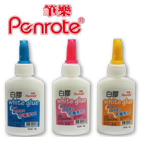 	{振昌文具}【筆樂PENROTE】(請先來電詢問存貨)TE5262 筆樂白膠 /個