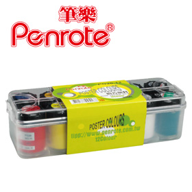 	{振昌文具}【筆樂PENROTE】PG20 12色廣告顏料 /組