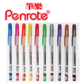 {振昌文具}【筆樂PENROTE】(請先來電詢問存貨)中性亮彩筆 12支/盒