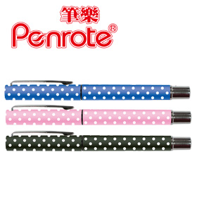 {振昌文具}【筆樂PENROTE】(請先來電詢問存貨)PB7301 時尚點點中性筆 24支/盒