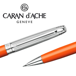 【請先來電洽詢庫存】CARAN d'ACHE 瑞士卡達 LEMAN 利曼亮澄漆自動鉛筆(銀蓋) 0.7 / 支