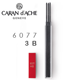 【請先來電洽詢庫存】CARAN d'ACHE 瑞士卡達 Leads 自動鉛筆芯 2.0工程筆蕊(3入).3B / 盒