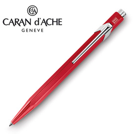 【請先來電洽詢庫存】CARAN d'ACHE 瑞士卡達 849 Metal-X 原子筆. 紅 / 支
