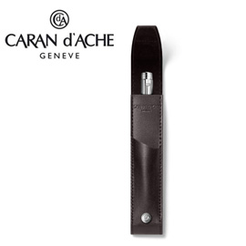 CARAN d'ACHE 瑞士卡達 CdA小牛皮筆套. 黑檀(1)