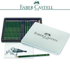 Faber-Castell 輝柏  藝術家素描炭精筆禮盒套裝系列  212965  PITT 石墨筆綜合25入 / 盒
