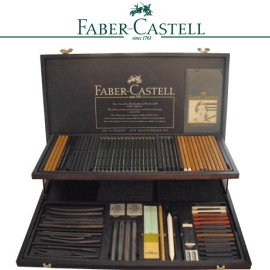 Faber-Castell 輝柏 112970  古典木盒系列  頂級素描套裝組 / 盒