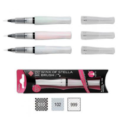 缺貨中 吳竹亮彩唇膏型彩繪筆MS55-3VEL黑/銀/透明 3支入 /組