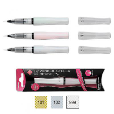 缺貨中  吳竹亮彩唇膏型彩繪筆MS55-3VCS金/銀/透明 3支入 /組