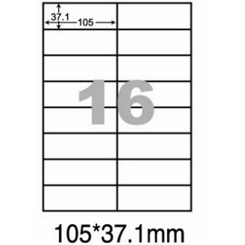 阿波羅WL-9616影印用自黏標籤紙(16格/1包A4~100張入)