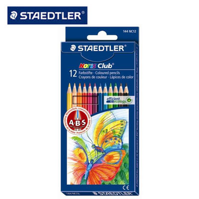 施德樓 MS144NC12 快樂學園 油性色鉛筆12色入 / 盒