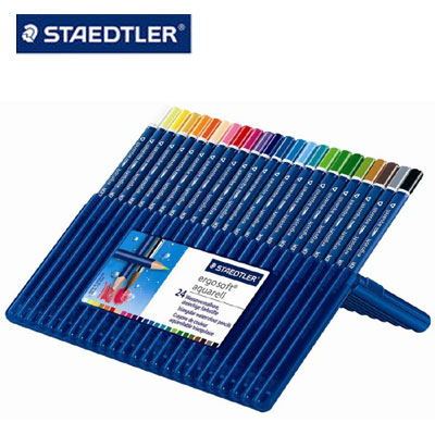 施德樓 MS156SB24 Ergosoft 全美水彩色鉛筆24色/盒