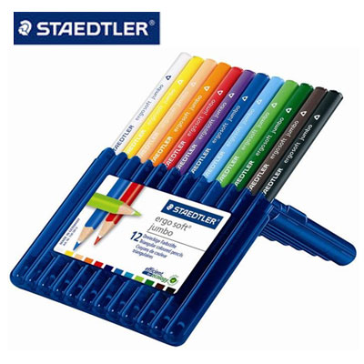 施德樓 MS158SB12 Ergosoft 全美色鉛筆加寬型12色 /盒