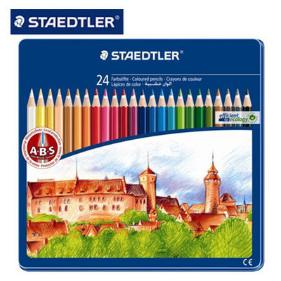 施德樓 MS145CM24 快樂學園 油性色鉛筆24色入-城堡篇 / 盒