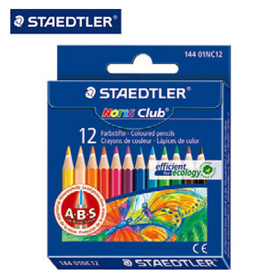 施德樓 MS14401NC12 快樂學園 迷你油性色鉛筆 12色入/盒