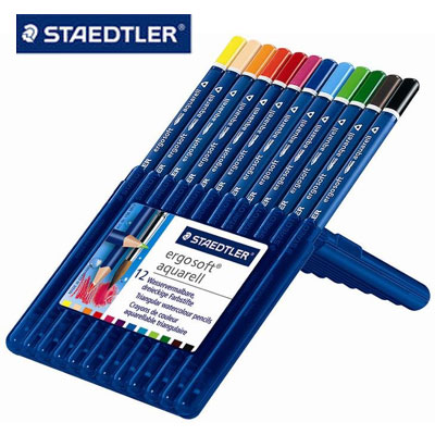 施德樓 MS156SB12 Ergosoft 全美水彩色鉛筆12色 /盒