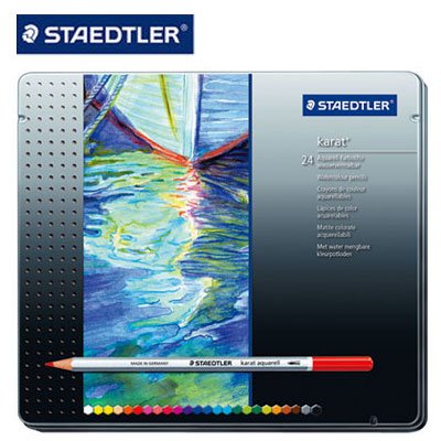 缺貨中 施德樓 MS125M24 金鑽水彩色鉛組24色入 / 盒