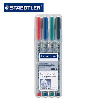 施德樓 MS311WP4 水性投影筆 S (0.4MM) 4支入 / 盒