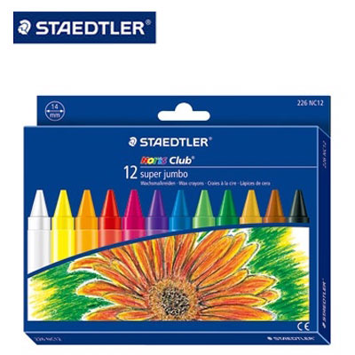 施德樓 MS226NC12 快樂學園 超寬兒童無毒油蠟筆12色組/盒