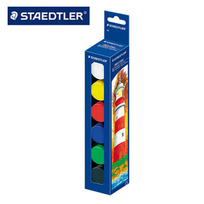 施德樓 MS885 快樂學園 兒童無毒廣告顏料6入組 / 組