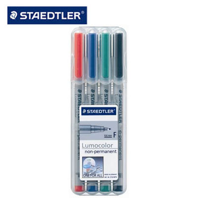 施德樓 MS316WP4 水性投影筆 F (0.6MM) 4支入 / 盒